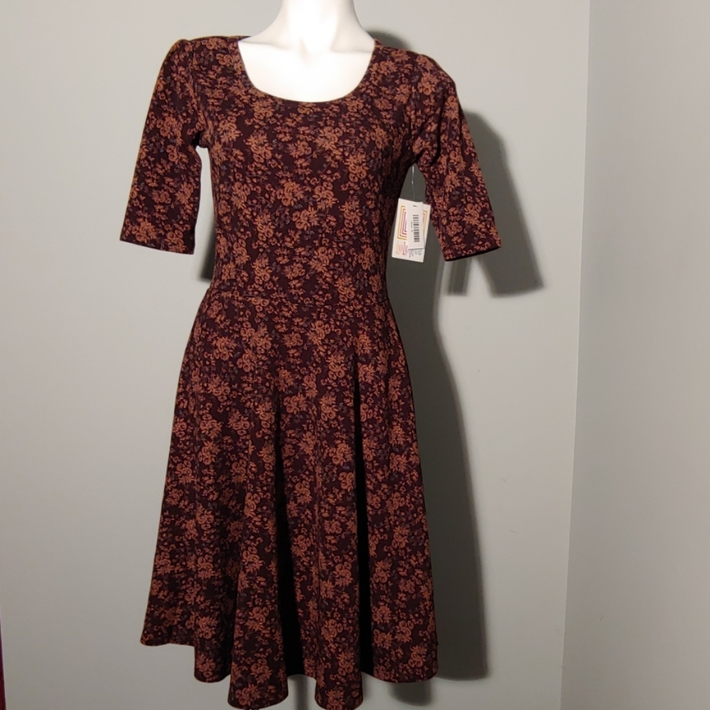 Lularoe Floral Dress Size Medium